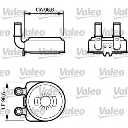 Ψυγείο Λαδιού PEUGEOT 206 2000 - 2008 ( CC ) VALEO 817705 Ψυγείο Λαδιού PEUGEOT 206 2000 - 2008 ( CC ) VALEO 817705