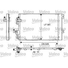 Ψυγείο A/C (Εξωτερικό) OPEL ASTRA 2004 - 2007 ( H ) VALEO 817839