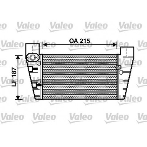 Ψυγείο Intercooler AUDI A4 2005 - 2008 ( 8E )( 8H ) VALEO 817867