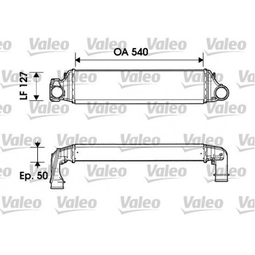 Ψυγείο Intercooler BMW 3 Series 2003 - 2005 ( E46 F/L ) VALEO 817874