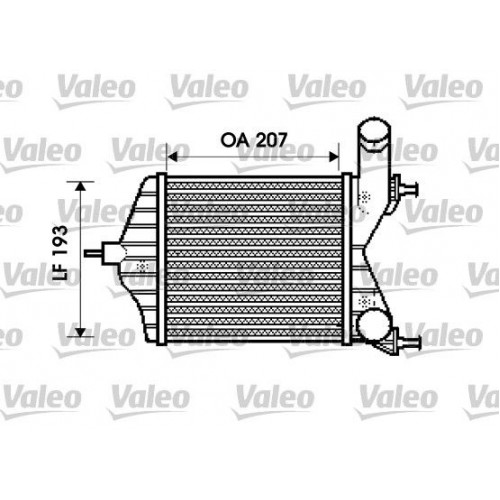 Ψυγείο Intercooler FIAT IDEA 2004 - 2007 VALEO 817882