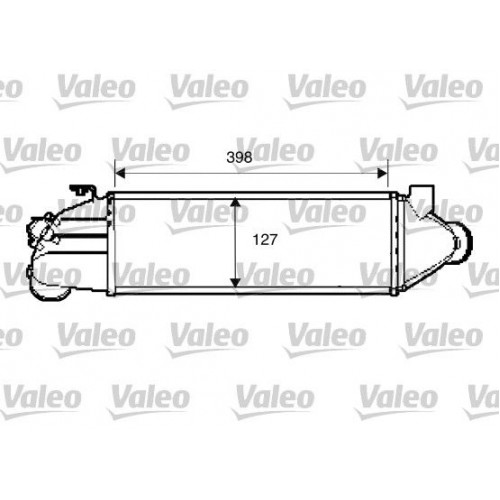 Ψυγείο Intercooler FORD TRANSIT 2000 - 2006 ( FA_ _ ) VALEO 817891