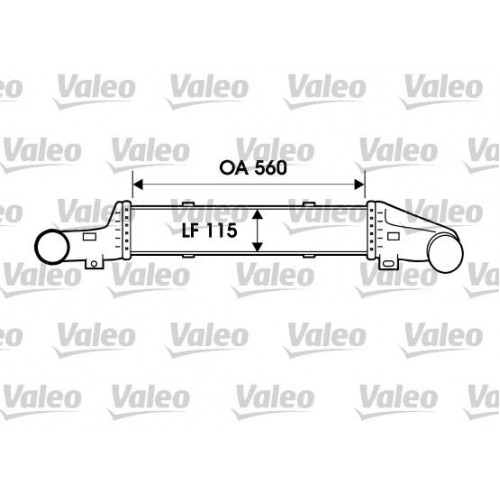 Ψυγείο Intercooler MERCEDES E CLASS 1996 - 1999 ( W210 ) VALEO 817907