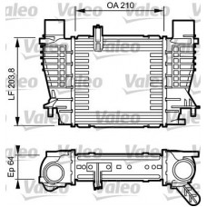 Ψυγείο Intercooler RENAULT CLIO 2001 - 2005 VALEO 817999