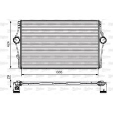 Ψυγείο Intercooler VOLVO S60 2005 - 2009 VALEO 818283
