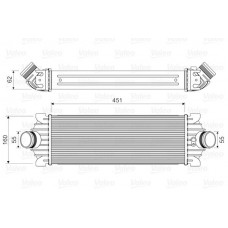 Ψυγείο Intercooler FORD TRANSIT 2006 - 2012 VALEO 818644