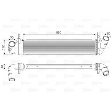 Ψυγείο Intercooler DACIA LOGAN 2004 - 2008 ( LS ) VALEO 818678