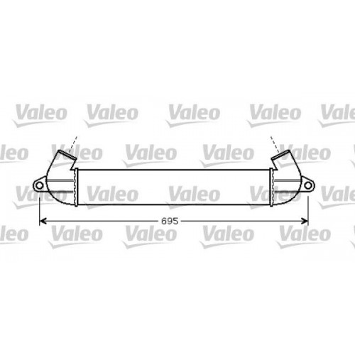 Ψυγείο Intercooler FIAT DOBLO 2001 - 2005 ( 119 ) Combi VALEO 818712