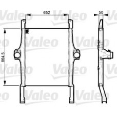 Ψυγείο Intercooler VOLVO V50 2004 - 2007 ( MW ) VALEO 818735