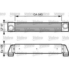 Ψυγείο Intercooler BMW 5 Series 2003 - 2007 ( E60/1 ) VALEO 818796