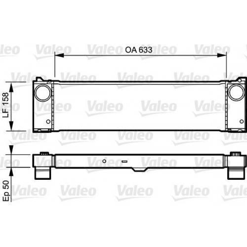 Ψυγείο Intercooler MERCEDES VIANO 2004 - 2010 ( W639 ) VALEO 818807