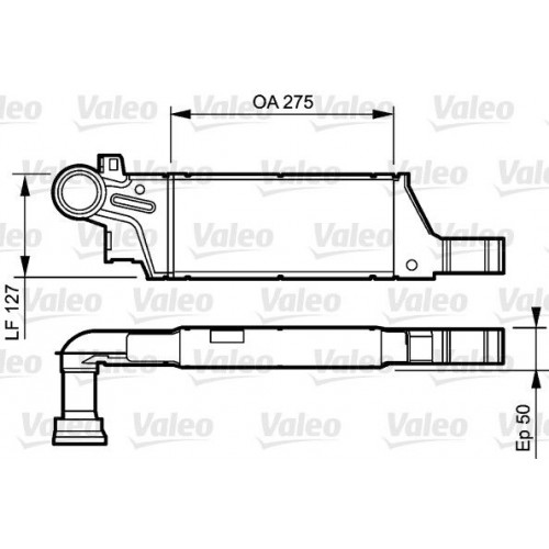 Ψυγείο Intercooler OPEL CORSA 2000 - 2004 ( C ) VALEO 818809