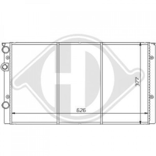 Ψυγείο Νερού VW GOLF 1992 - 1998 ( Mk3 ) VALEO 070206325