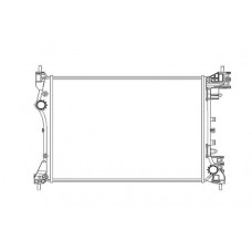 ΨΥΓΕΙΟ 1.4 ΒΕΝΖΙΝΗ +/- A/C (540x415x16) (VALEO) OPEL COMBO 2012 - 2015 ( TOUR-VAN ) VALEO 601006305