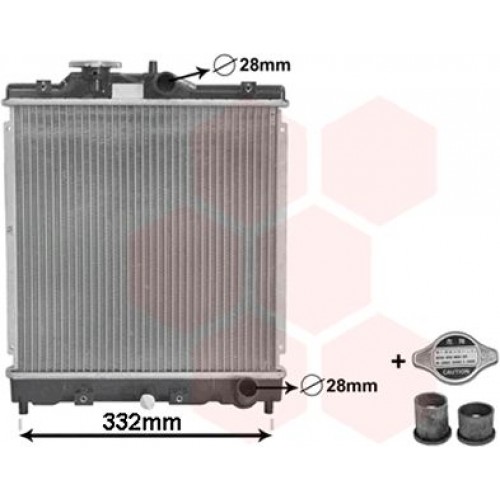 Ψυγείο Νερού HONDA CIVIC 1996 - 1999 ( EJ / K ) ( MA / B ) VALEO 011506315