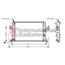 Ψυγείο Νερού OPEL CORSA 2000 - 2004 ( C ) VALEO 034206345