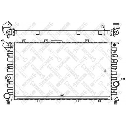 Ψυγείο Νερού ALFA ROMEO 156 2003 - 2006 ( 932 ) VALEO 034406325