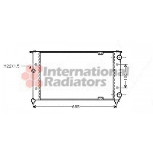 Ψυγείο Νερού SEAT INCA 1996 - 2004 ( 6K ) VALEO 040706345