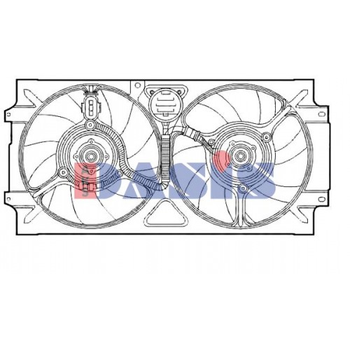 Βεντιλατέρ Νερού SEAT CORDOBA 1997 - 1999 ( 6K5 ) VALEO 042906460 Βεντιλατέρ Νερού SEAT CORDOBA 1997 - 1999 ( 6K5 ) VALEO 042906460