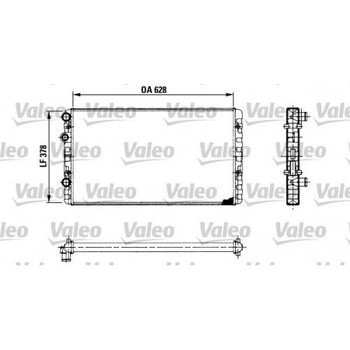 Ψυγείο Νερού SEAT AROSA 1997 - 2000 ( 6H ) VALEO 043006320