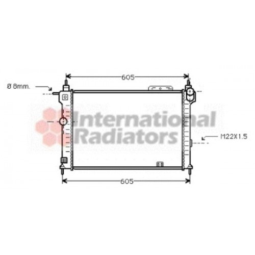Ψυγείο Νερού OPEL ASTRA 1991 - 1994 ( F ) VALEO 047806315 Ψυγείο Νερού OPEL ASTRA 1991 - 1994 ( F ) VALEO 047806315