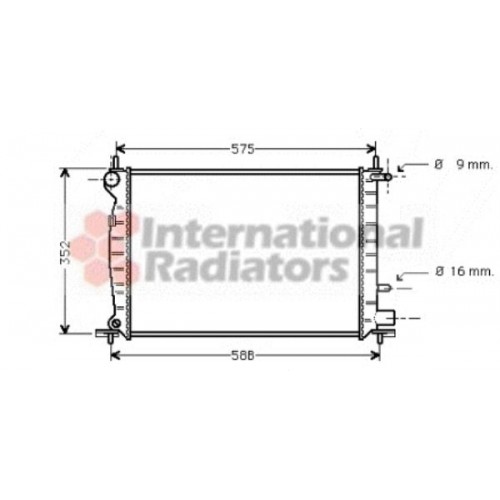 Ψυγείο Νερού FORD FIESTA 1996 - 1999 ( Mk4a ) VALEO 053006315