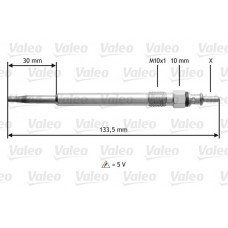 Προθερμαντήρας MERCEDES C CLASS 2000 - 2003 ( W203 ) VALEO 345188