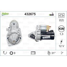 Μίζα MERCEDES C CLASS 2000 - 2003 ( W203 ) VALEO 432675
