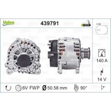Δυναμό/Εναλλάκτης VW SCIROCCO 2008 - 2014 ( 137 ) VALEO 439791