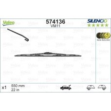 Μάκτρο καθαριστήρα/λάστιχα TOYOTA YARIS VERSO 1999 - 2002 ( XP20 ) VALEO 574136