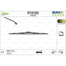 Μάκτρο καθαριστήρα/λάστιχα MERCEDES C CLASS 2000 - 2003 ( W203 ) VALEO 574192