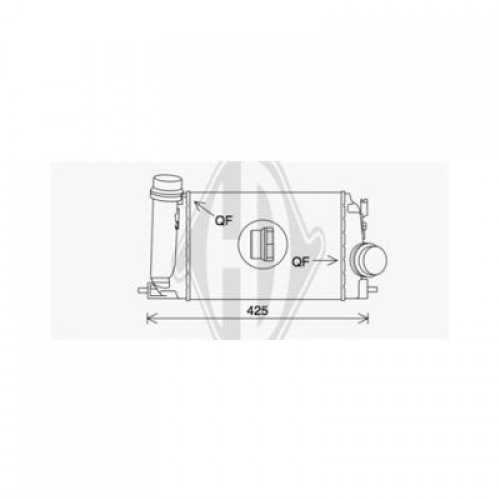 Ψυγείο Intercooler NISSAN QASHQAI 2013 - VALEO 576106210