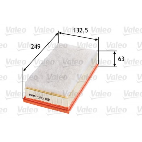 Φίλτρο αέρα PEUGEOT 407 2004 - 2008 ( 6D_ ) VALEO 585100