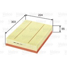 Φίλτρο αέρα LANDROVER DISCOVERY 2004 - 2009 ( LA ) III VALEO 585273