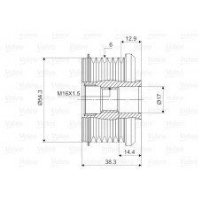 Μεμονωμένα εξαρτήματα MAZDA 2 2007 - 2010 ( DE ) VALEO 588002