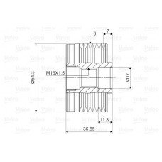 Μεμονωμένα εξαρτήματα SUZUKI VITARA 1989 - 1993 VALEO 588017