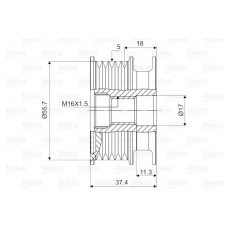 Μεμονωμένα εξαρτήματα VW NEW BETTLE 2005 - 2011 ( 9C1 ) VALEO 588035