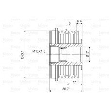Μεμονωμένα εξαρτήματα FORD MONDEO 2000 - 2003 ( Mk3a ) VALEO 588065