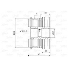 Μεμονωμένα εξαρτήματα VW NEW BETTLE 2005 - 2011 ( 9C1 ) VALEO 588066