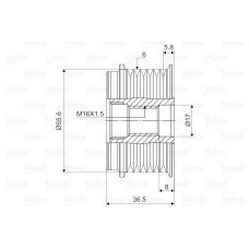 Μεμονωμένα εξαρτήματα MERCEDES A CLASS 2004 - 2008 ( W169 ) VALEO 588068