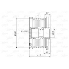 Μεμονωμένα εξαρτήματα TOYOTA LAND CRUISER 2003 - 2009 ( J120 ) VALEO 588082