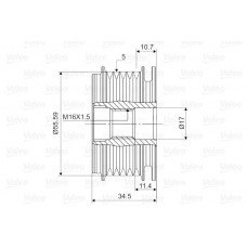 Μεμονωμένα εξαρτήματα VOLVO S40 2004 - 2007 ( MS ) VALEO 588114
