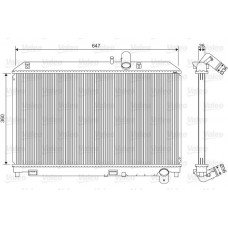 Ψυγείο Νερού MAZDA RX8 2003 - 2008 ( SE17 ) VALEO 701561
