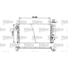 Ψυγείο Νερού PEUGEOT 405 1993 - 1995 ( 4B ) VALEO 730572