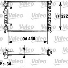 Ψυγείο Νερού VW POLO CLASSIC 1996 - 2006 ( 6KV2 ) VALEO 730946