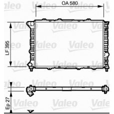 Ψυγείο Νερού ALFA ROMEO 156 2003 - 2006 ( 932 ) VALEO 732013