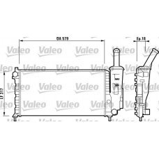Ψυγείο Νερού FIAT PUNTO 2003 - 2011 ( 188 ) VALEO 732851