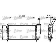 Ψυγείο Νερού FIAT PUNTO 2003 - 2011 ( 188 ) VALEO 732923