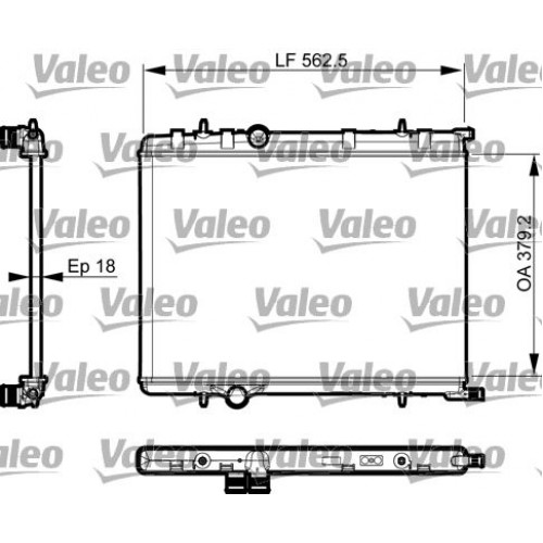 Ψυγείο Νερού PEUGEOT 307 2001 - 2005 ( 3A ) ( 3C ) VALEO 735496 Ψυγείο Νερού PEUGEOT 307 2001 - 2005 ( 3A ) ( 3C ) VALEO 735496