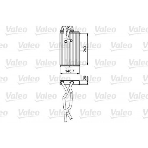 Ψυγείο Καλοριφέρ MITSUBISHI LANCER 2008 - ( CX/CY ) VALEO 811525